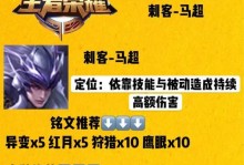 马超上手铭文出装攻略（全面提升战力，助你稳定称霸战场）